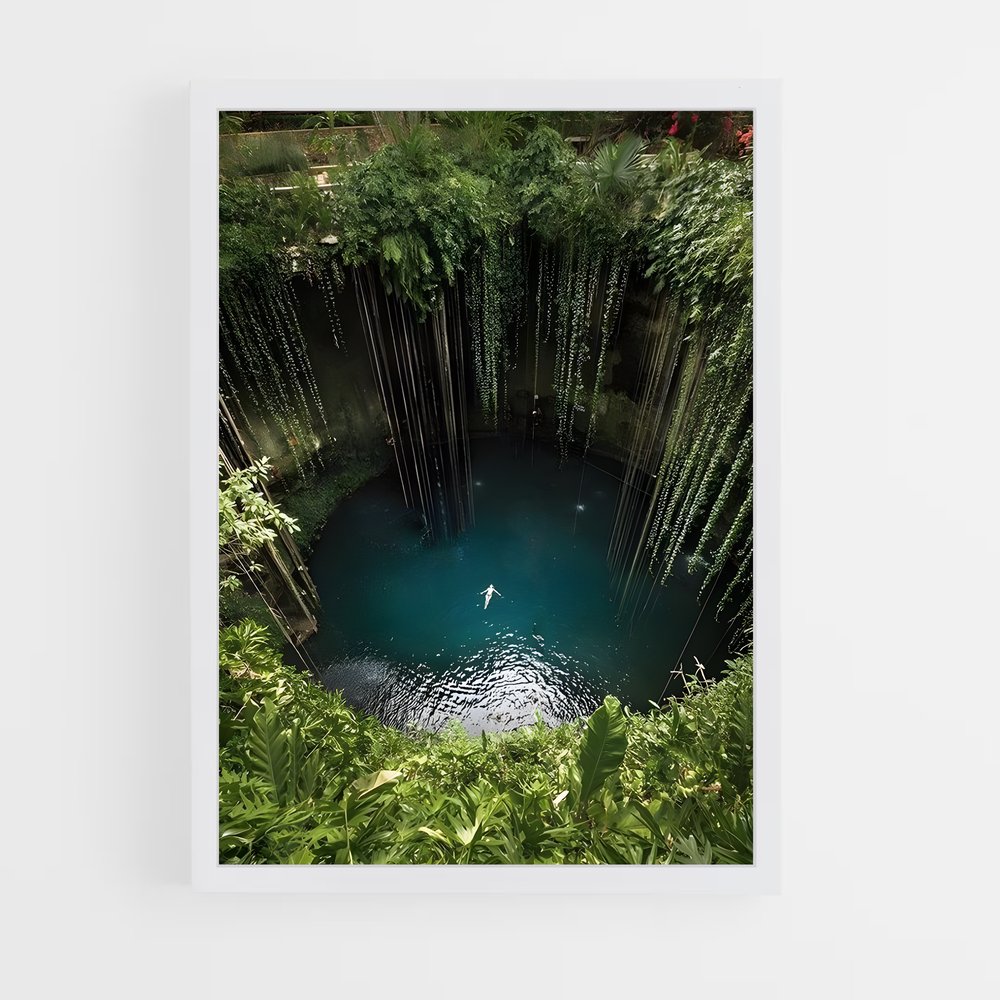 Poster Cenotes mexico – affiche Plongée sous-marine (vue 3)